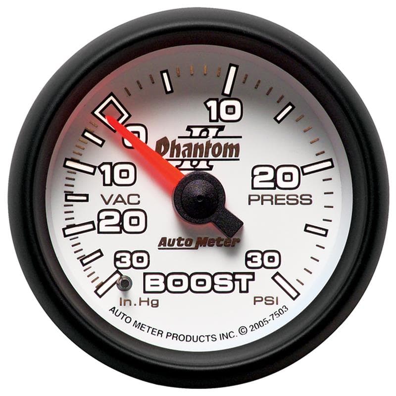 AutoMeter Mechanical Boost/Vac Gauge 1/8" NPT Pressure Connection - Image 2