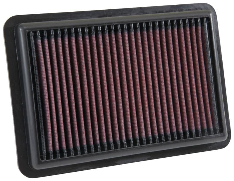 K&N Engineering Drop-In Air Filter Washable Reusable High-Flow for Multiple V...