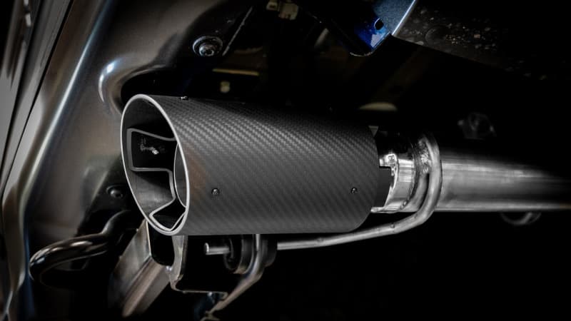 Borla Tail Pipe Kit 3" Diameter with 4.5" Carbon Fiber Tips - Image 2