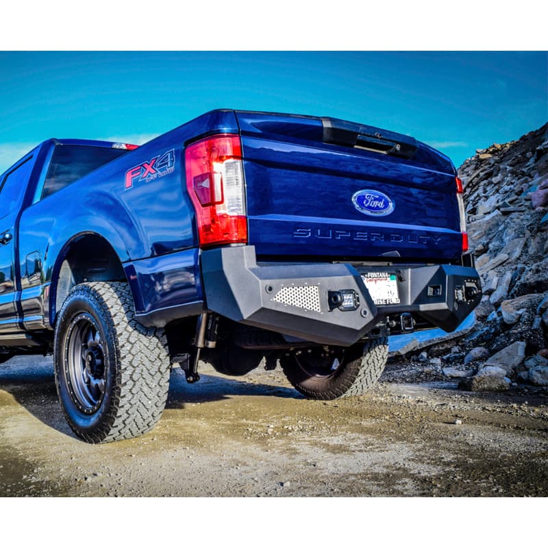 DV8 Offroad Rear Bumper for Ford F250 HD with Integrated Tire Carrier - Image 5