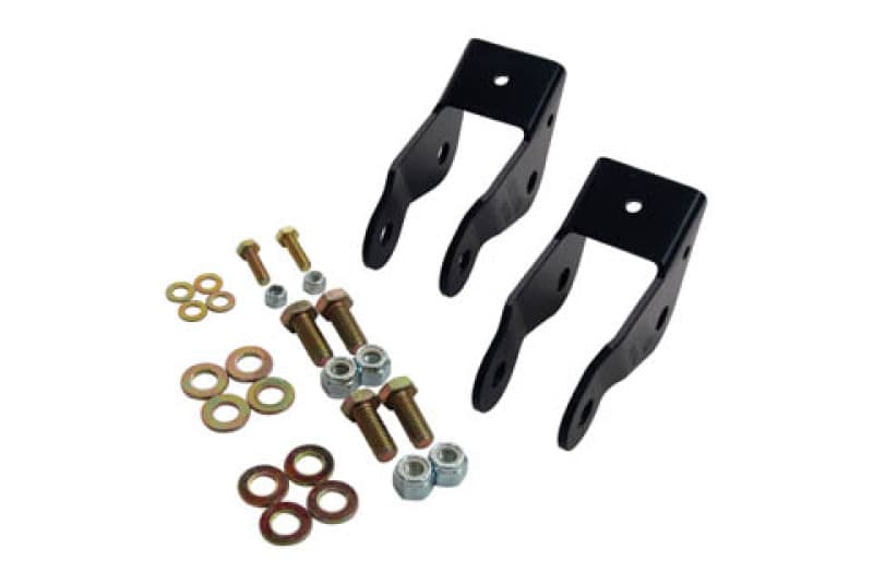 Belltech Shock Extension Kit for Lowered Vehicles Heavy Gauge Steel Powder Co...