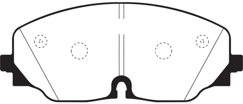 EBC Yellowstuff Brake Pad Set for Trucks SUV High Friction Towing Off-Road