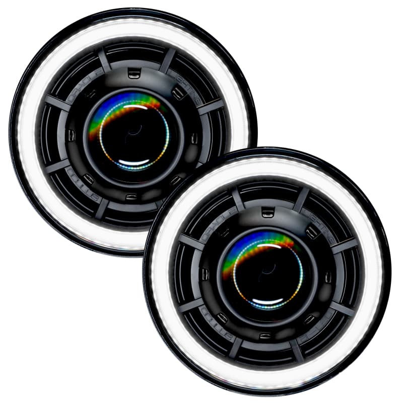 ORACLE Lighting Oculus Bi-LED Headlamp for Jeep Wrangler JK/TJ 4,800 Lumens - Image 4