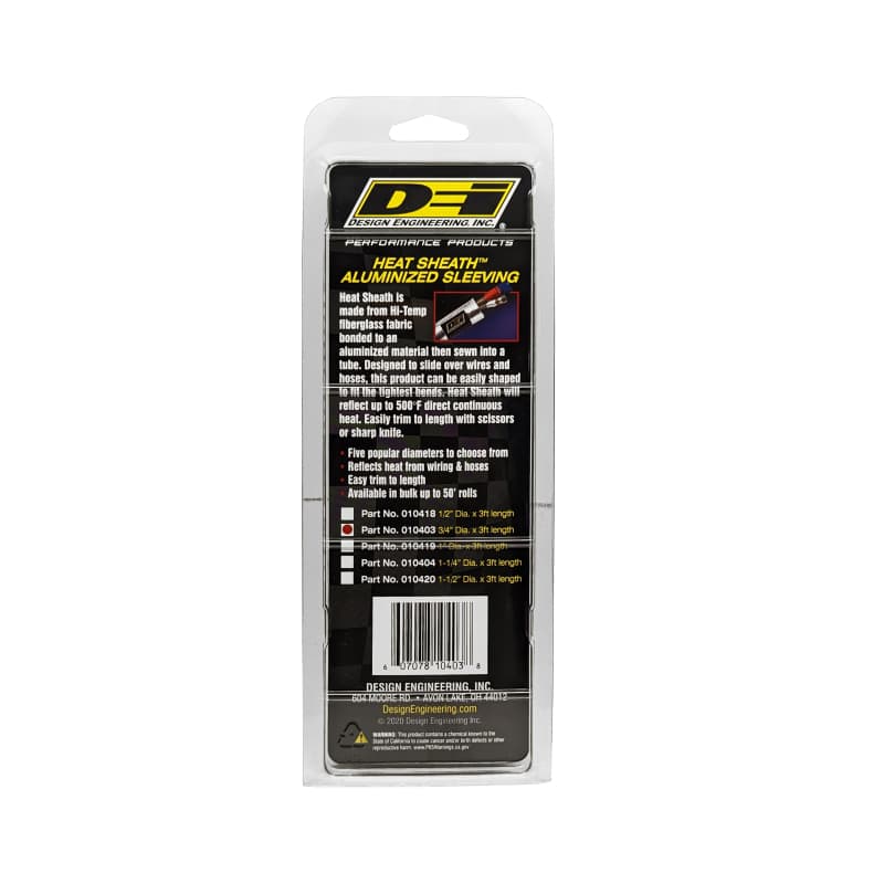 DEI Heat Sheath Heat Protection Sleeve Fireproof Up to 500°F High Temp Fabric - Image 5