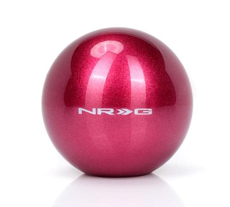 NRG Titanium Round Heavy Weight Shift Knob Fushia Sparkly Painted