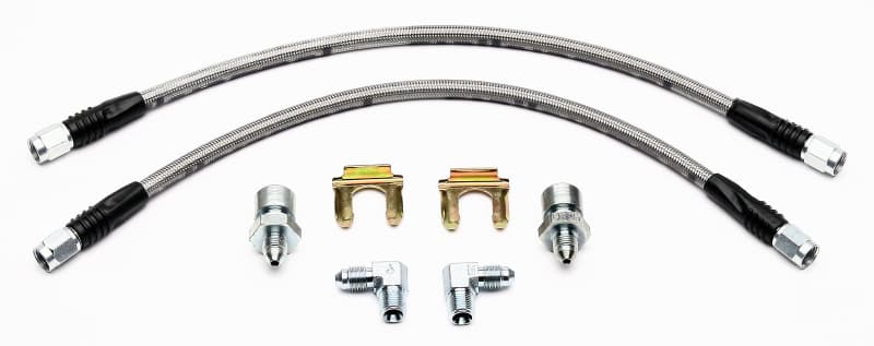 Wilwood Flexline Brake Hose Kit 18in for Domestic Vehicles