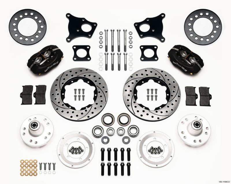 Wilwood Dynalite Front Hub Brake Kit for AMC Passenger 11.00" x 0.81" Rotor - Image 2