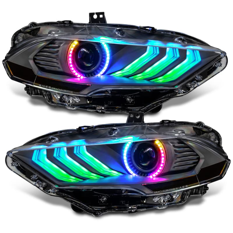 ORACLE Lighting Dynamic ColorSHIFT RGB+A Headlights for Ford Mustang with Seq... - Image 4