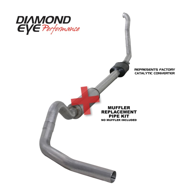 Diamond Eye Performance Turbo Back Exhaust Kit AL for Chevy C6 - Image 4