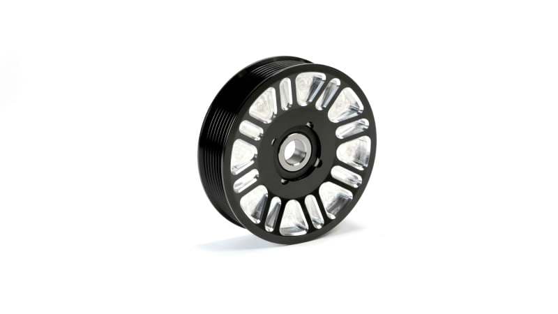 Fleece Performance Upper Fan Pulley for 03-18 Dodge 2500/3500 Cummins Black - Image 2