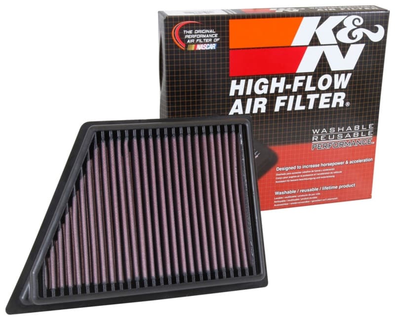 K&N Engineering Drop-In High-Flow Washable Air Filter 33-5054 - Image 4