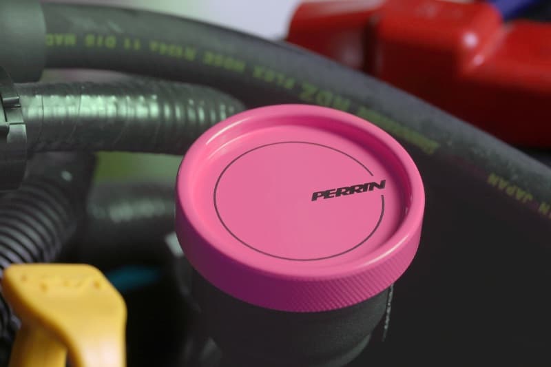 Perrin Performance Oil Fill Cap for Subaru WRX/STI & BRZ/FR-S Hyper Pink - Image 5