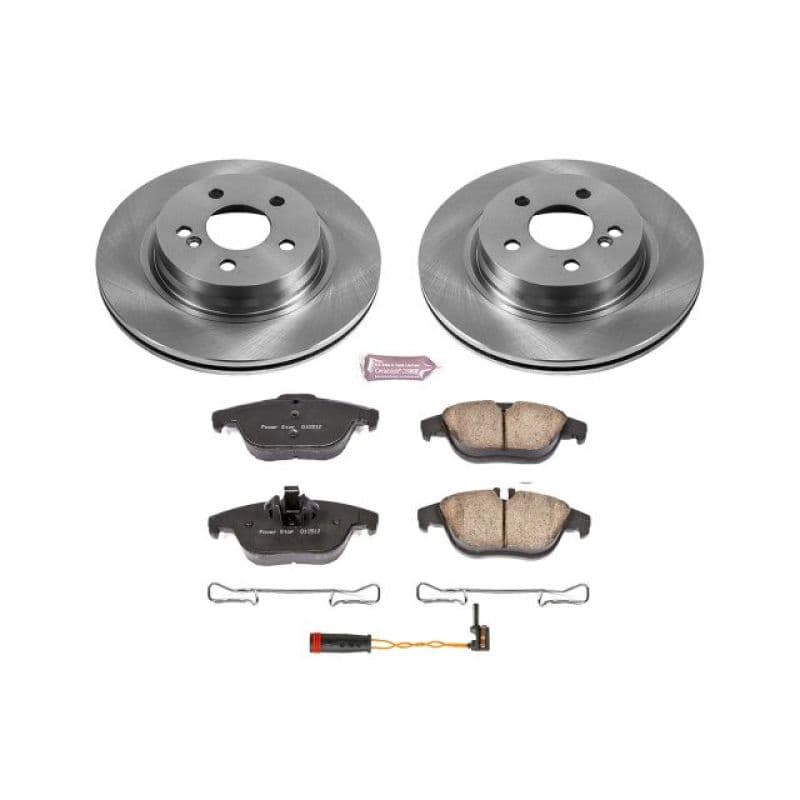 PowerStop Z17 Stock Replacement Brake Kit with Ceramic Pads and Rotors