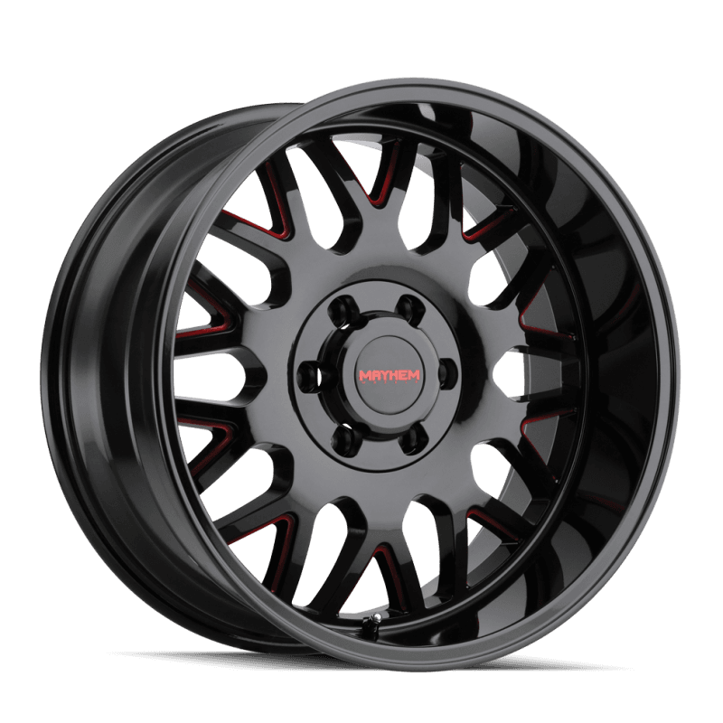 Mayhem 8110 Tripwire 20x9 8x165.1 BP 0mm Offset Wheel for 130.8mm Hub Black P...