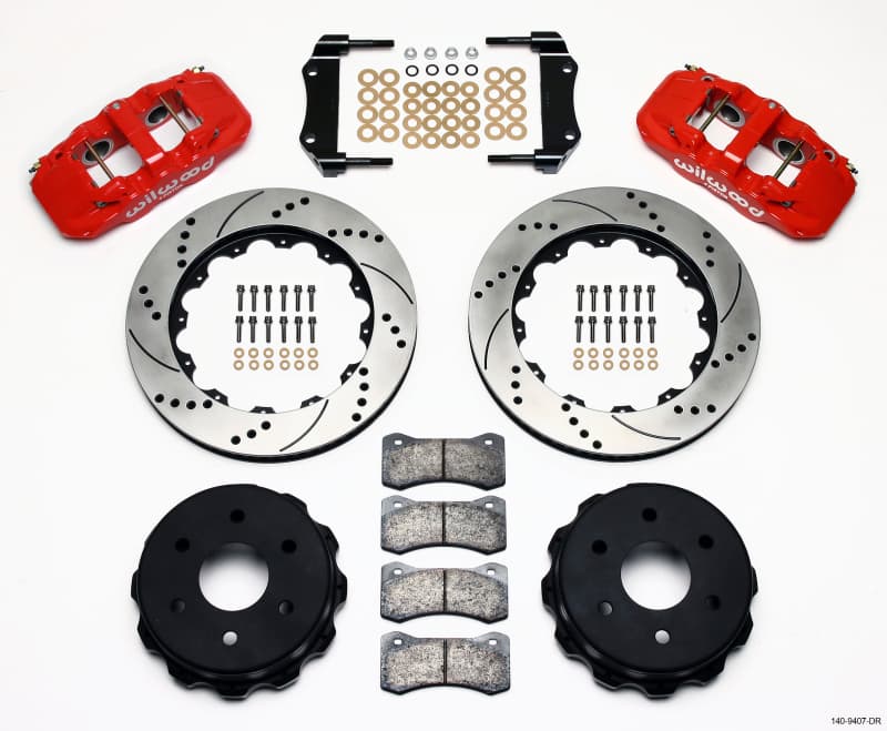 Wilwood Aero4 Big Brake Kit for Late Model Trucks SUV Rear Axle 355mm Rotors