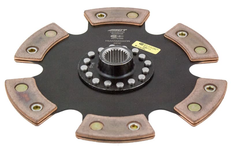 ACT Race Clutch Disc 6-Pad Rigid Ceramic Friction for Larger Clutch Sizes - Image 2