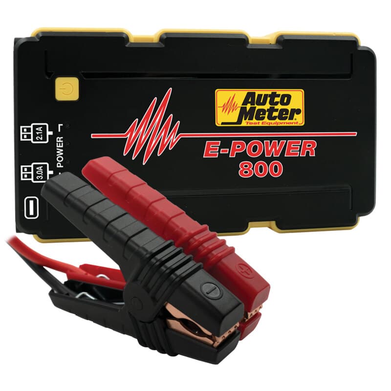 AutoMeter E-POWER 800 Power Pack 4-in-1 Jump Starter & Power Bank