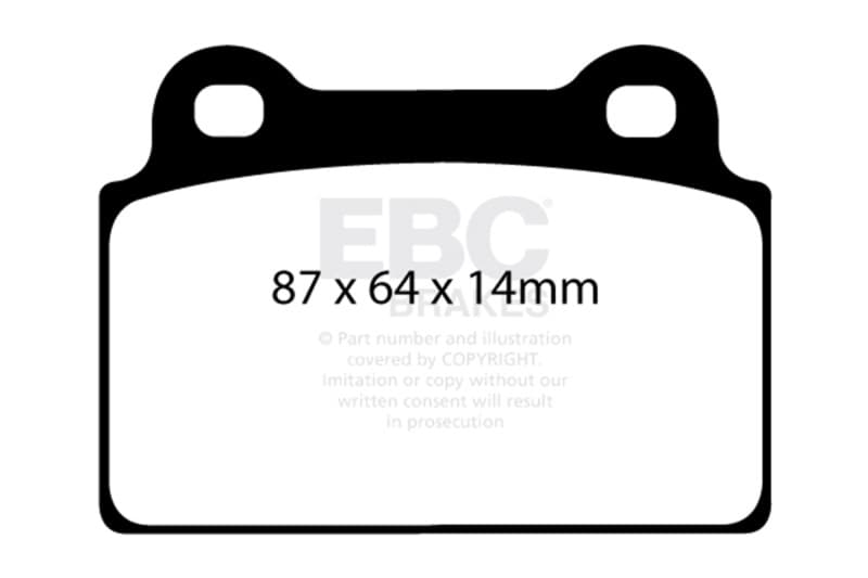 EBC Bluestuff NDX Brake Pads High Friction Sport & Race Material - Image 4
