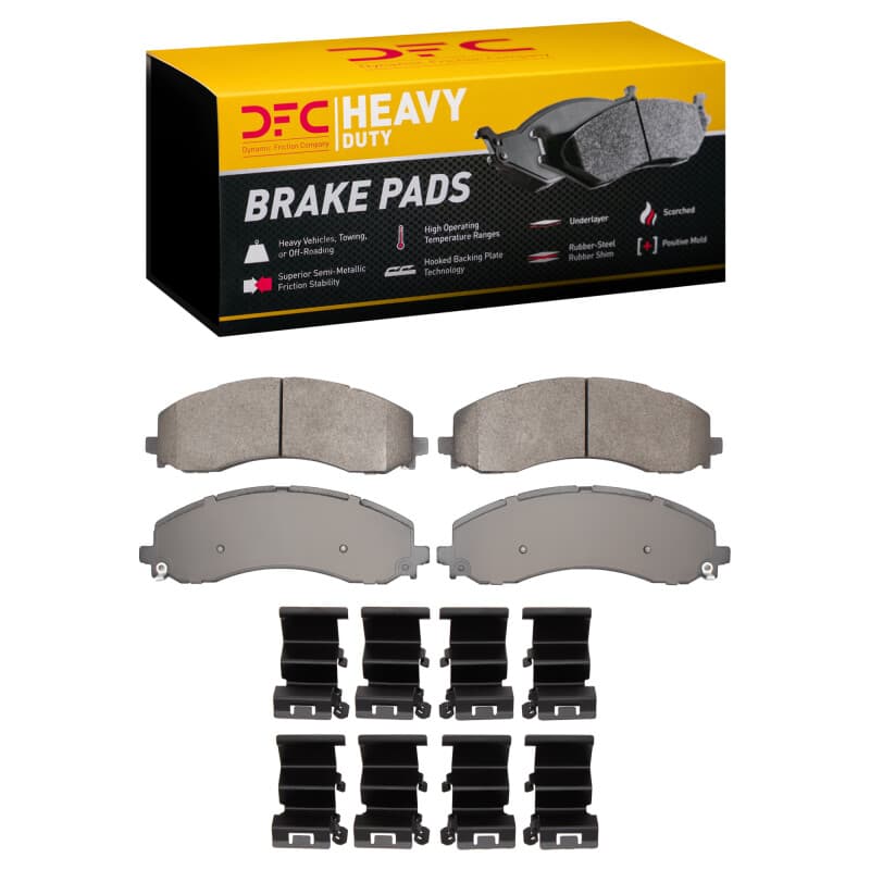 DFC Semi-Metal Heavy Duty Brake Pads for Extreme Braking Environments