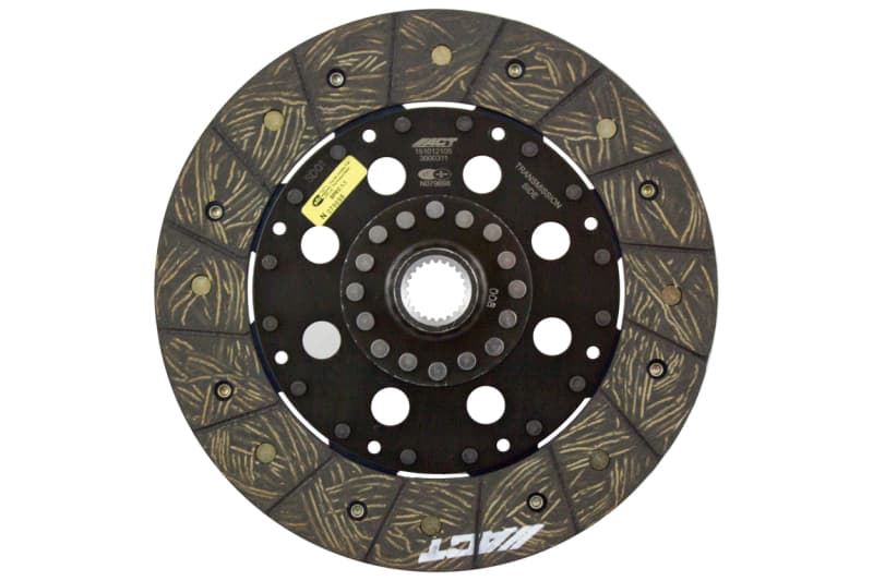 ACT Street Rigid Clutch Disc with Steel-Backed Lining and Chrome-Moly Hub