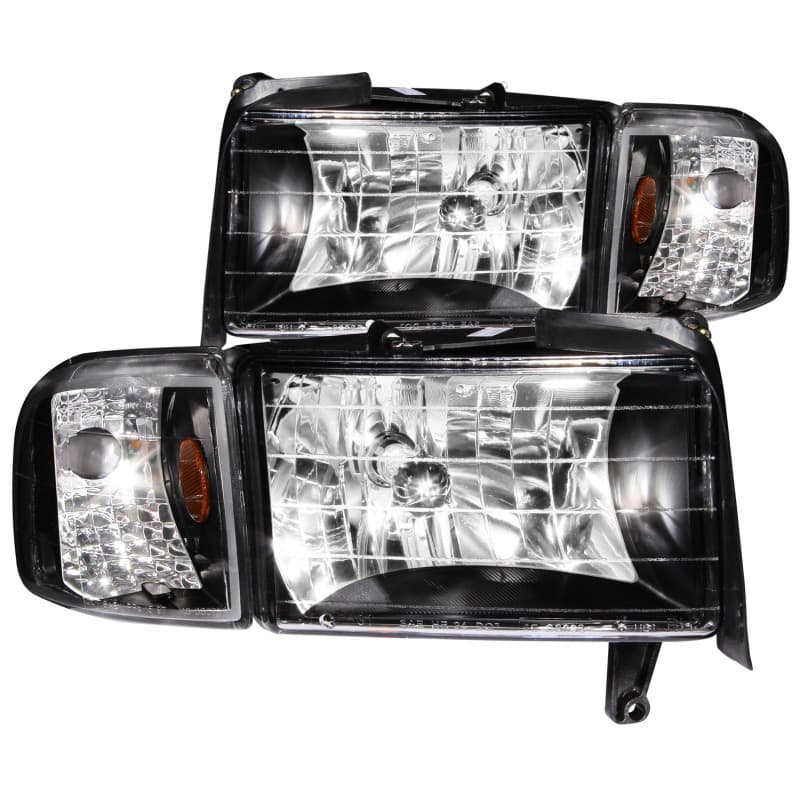 ANZO Crystal Headlights for Chevy C6 Clear Lens Replacement - Image 3