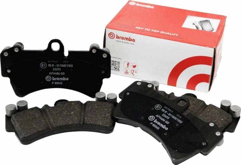 Brembo OE Ceramic Brake Pads for North America with Premium Shim