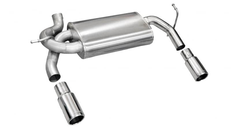 CORSA Performance Axle-Back Exhaust for Chevy C6 with RSC Drone-Free Technology