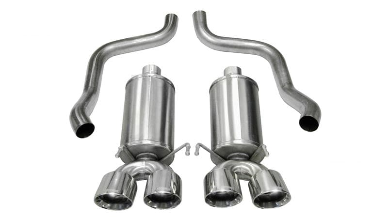 CORSA Performance Axle-Back Exhaust for Chevy C6 with Reflective Sound Cancel... - Image 2