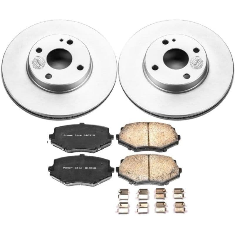 PowerStop Z17 Evolution Coated Rotor Brake Kit for Daily-Driven Vehicles