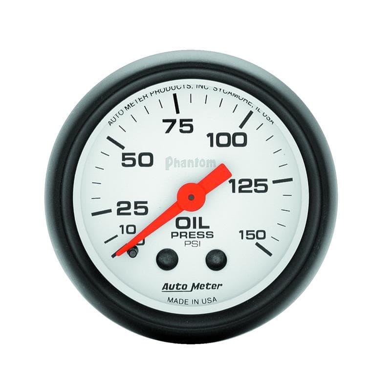AutoMeter Mechanical Oil Pressure Gauge 1/8" NPT Connection - Image 2
