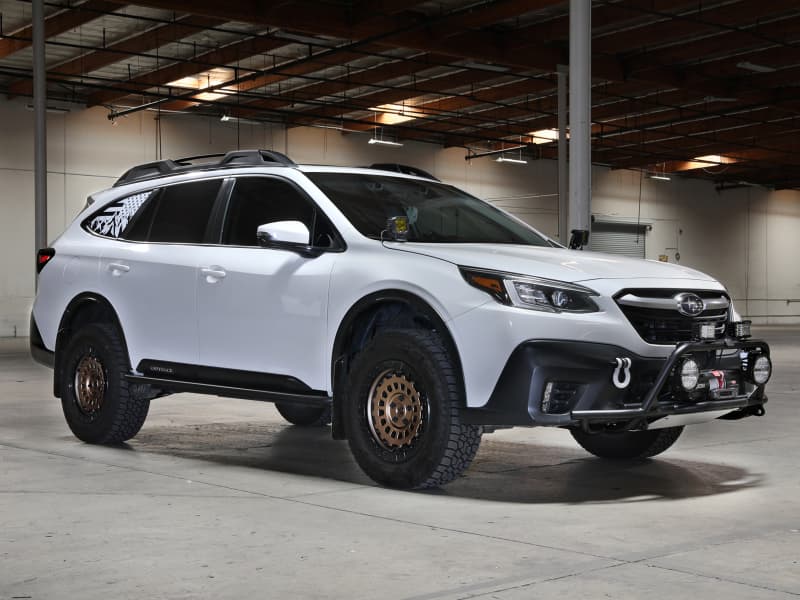 aFe Terra Guard Trail Bumper for Subaru Outback Tubular Steel with Winch Mount - Image 3