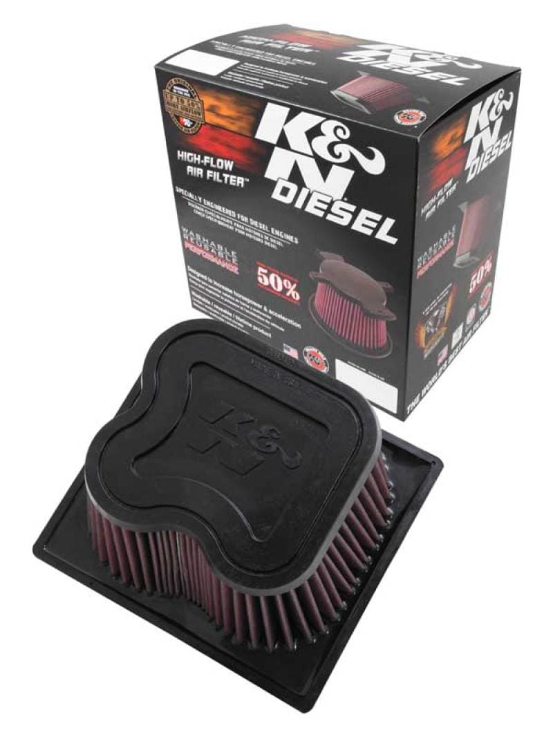 K&N Engineering Drop-In High-Flow Washable Air Filter E-0787 - Image 4