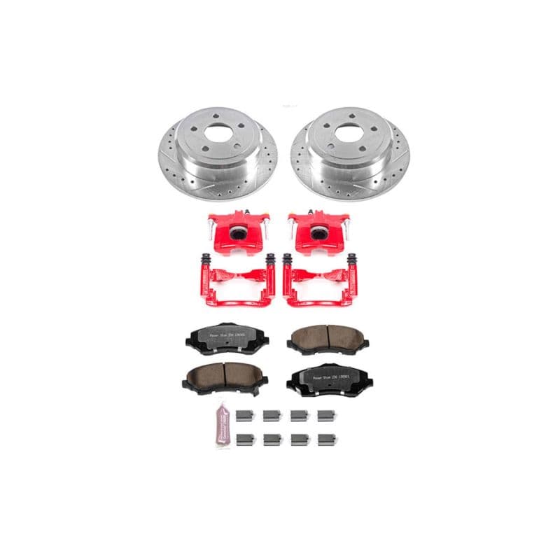 PowerStop Z36 Truck & Tow Brake Kit with Powder Coated Calipers for Trucks SUVs