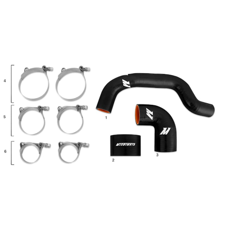 Mishimoto Silicone Intercooler Hose for Subaru WRX STI 2015-2021 - Black - Image 2