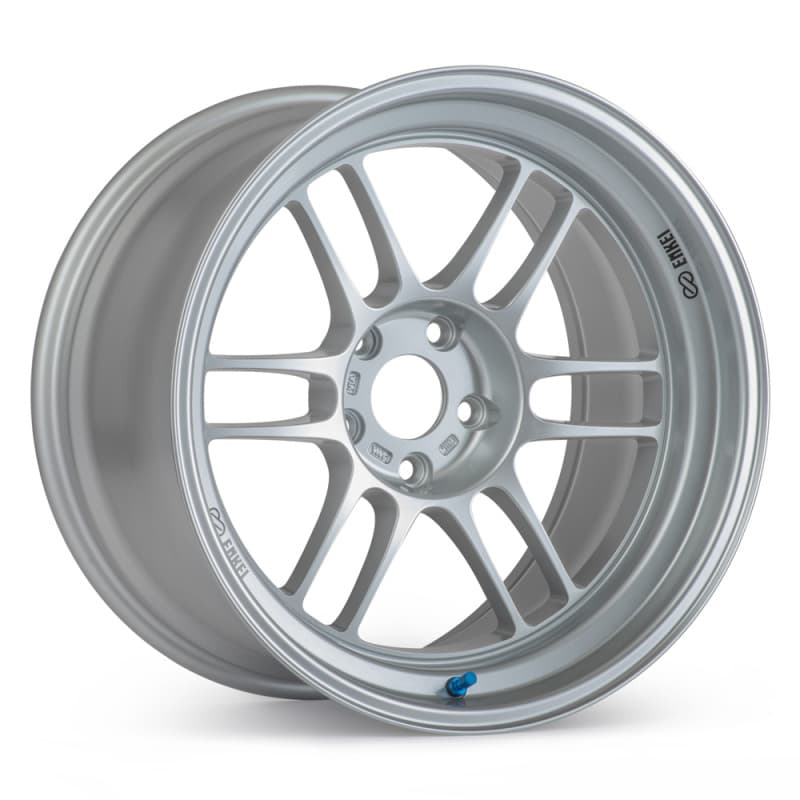 Enkei RPF1RS Wheel 18x9.5 5x114.3 12mm Offset 75mm Bore Silver