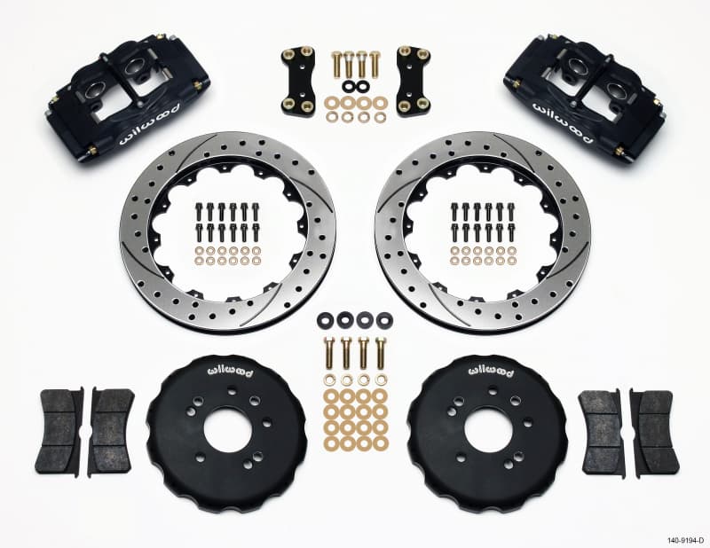 Wilwood Superlite 4-Piston Brake Kit for Specialized Applications with Oversi...