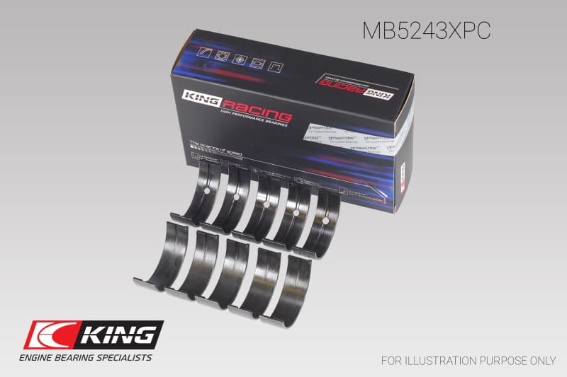 King Engine Bearings Main Bearings for Nissan SR20DE/DET 2.0L Performance Coa... - Image 2