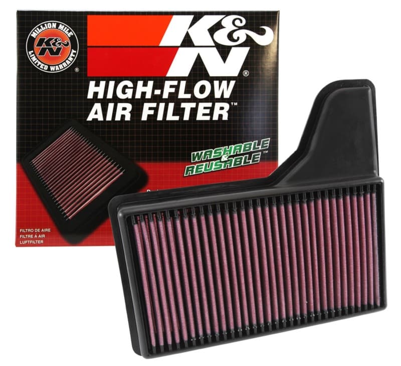 K&N Engineering Drop-In High-Flow Washable Air Filter - Image 5