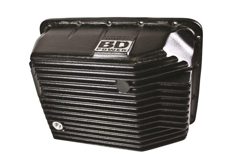 BD Diesel Deep Sump Transmission Pan Aluminum with Cooling Fins and Magnetic ... - Image 2