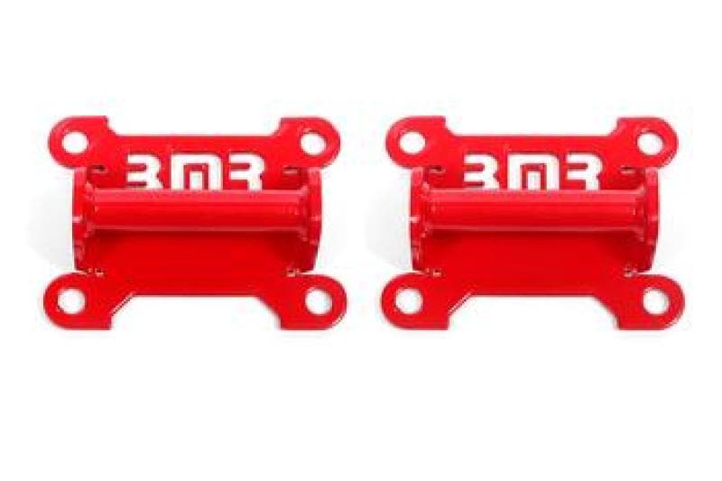 BMR Suspension Motor Mount Kit for 98-02 Chevrolet Camaro Solid Steel Red