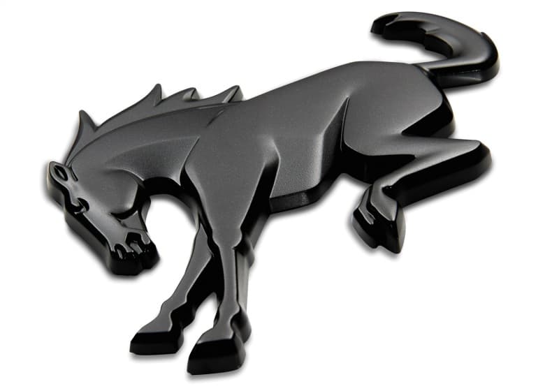 Ford Racing Rear Emblem for Bronco Matte Black - Image 2