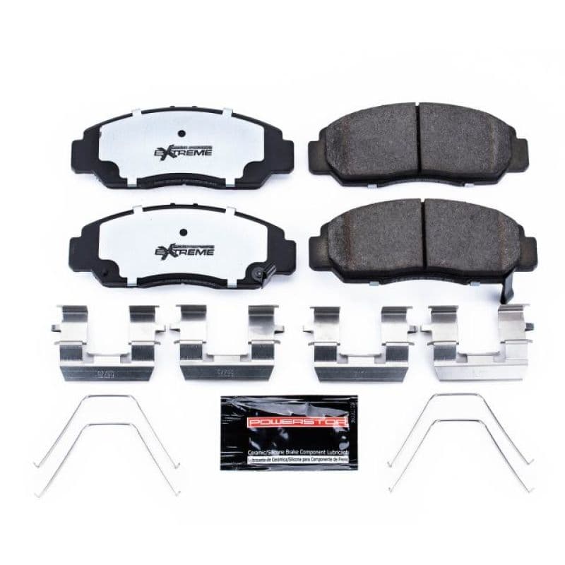 PowerStop Z26 Ceramic Brake Pads for Muscle Cars Low-Dust Carbon-Fiber Compound