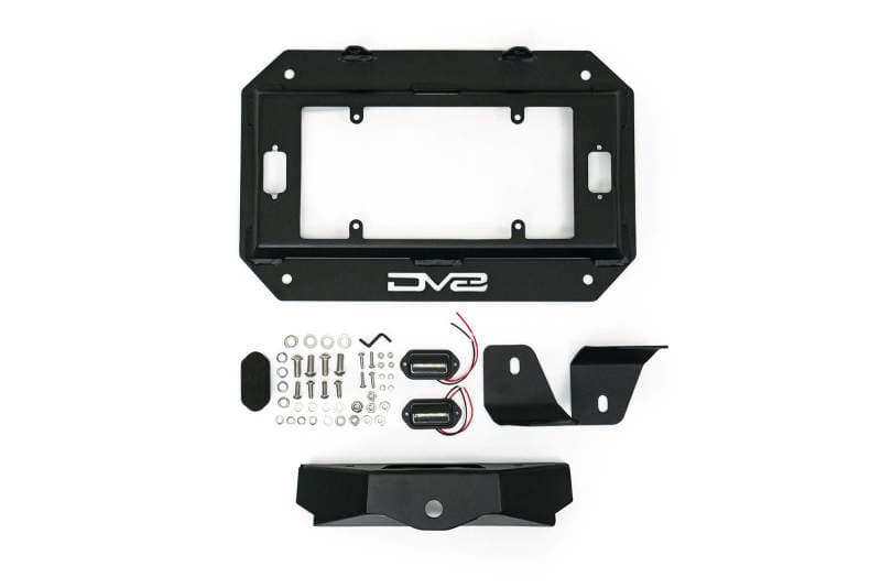 DV8 Offroad Spare Tire Delete Kit for Jeep JL with License Plate Mount & Pod ... - Image 2