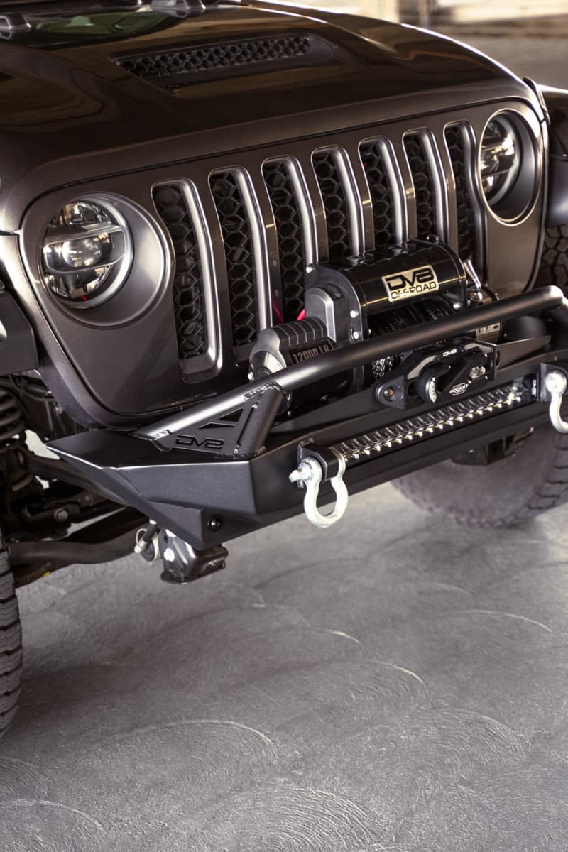 DV8 Offroad Stubby Winch Front Bumper for Wrangler JK/JL & Gladiator JT with ... - Image 5