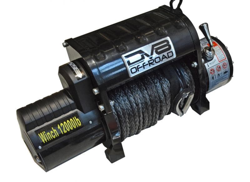 DV8 Offroad Winch for 12000lb Synthetic Line 6HP 3-Stage Planetary Gear - Image 4