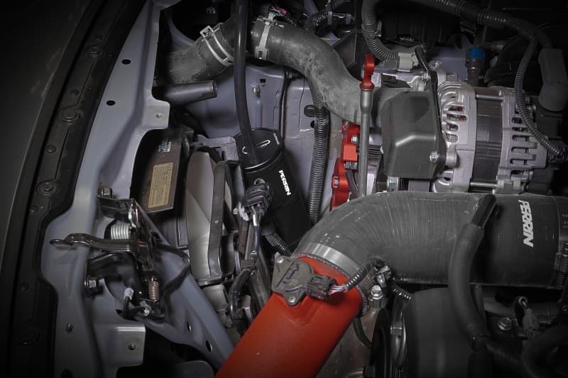 Perrin Performance Coolant Overflow Tank for Engine Bay CNC-Machined Black