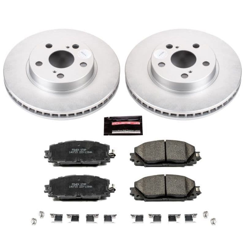 PowerStop Z17 Evolution Coated Rotor Brake Kit for Daily-Driven Vehicles