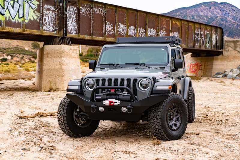 Body Armor 4x4 Front Winch Bumper for Jeep JL Wrangler Steel HD - Image 5