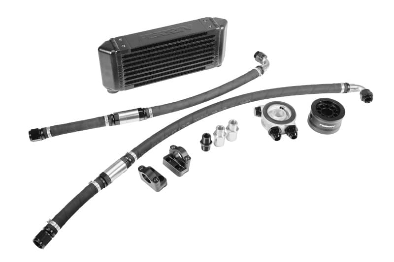 Perrin Performance Oil Cooler Kit for 15-25 Subaru WRX Top Mounted Full Kit