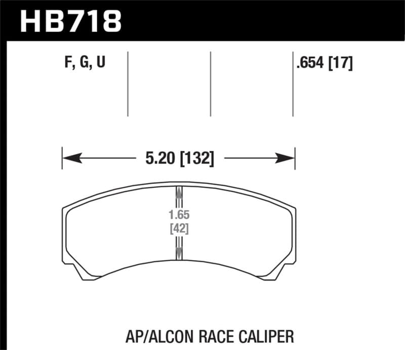 Hawk Performance DTC-60 Brake Pad Sets High Performance Street Compound - Image 2